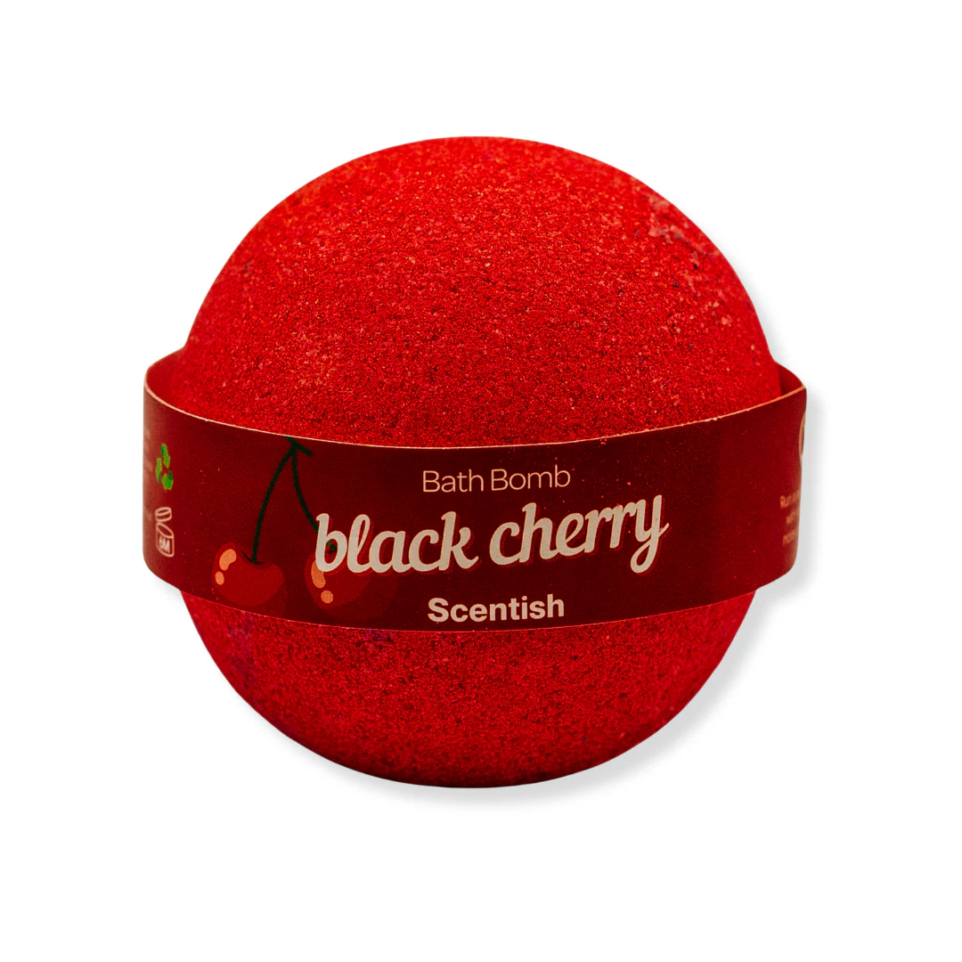 Black Cherry XL Bath Bomb