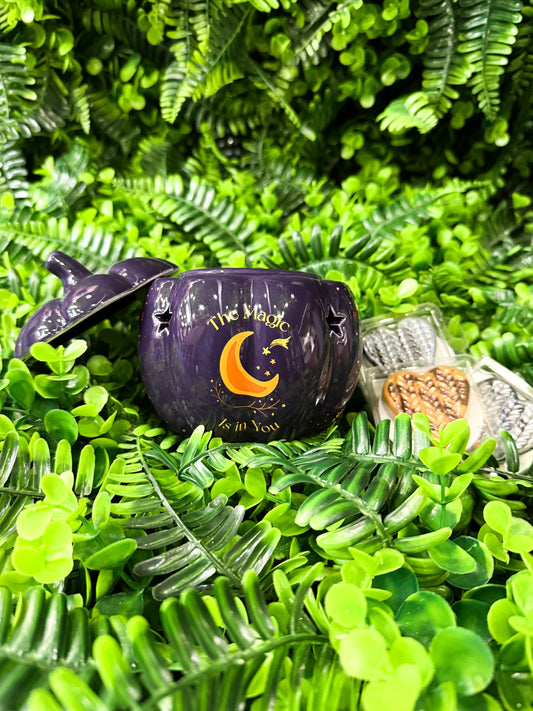 Purple Pumpkin Wax Melt Burner