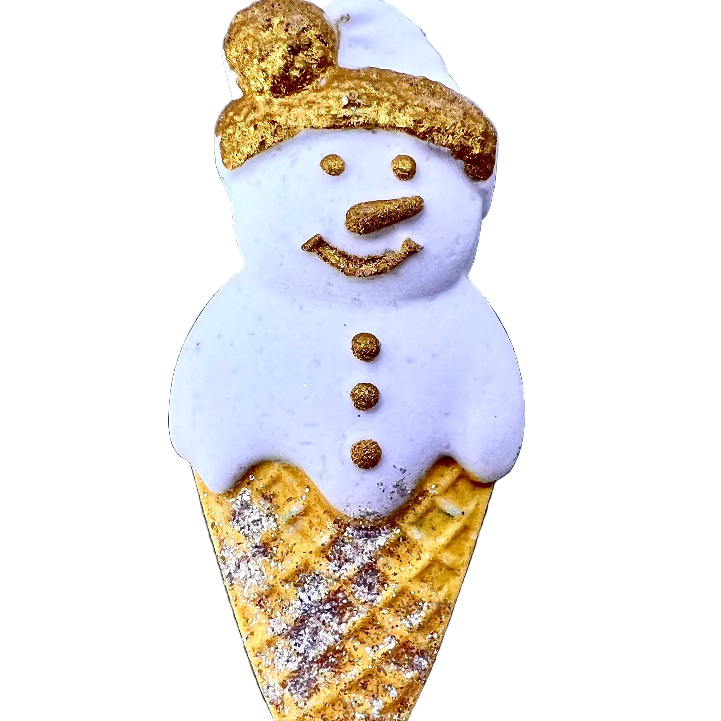 Snowman Ice Cream Bath Bomb