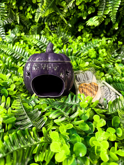 Purple Pumpkin Wax Melt Burner
