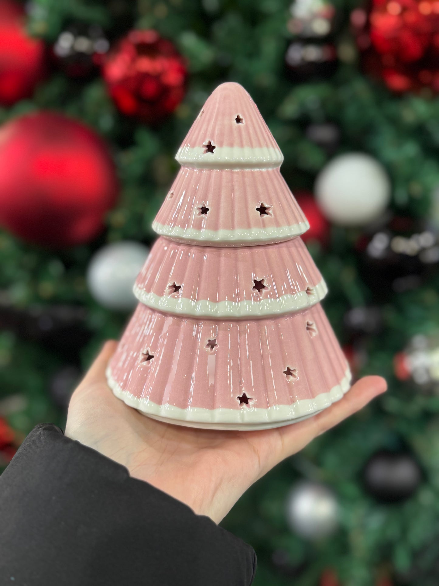 Pink Christmas Tree Oil Burner