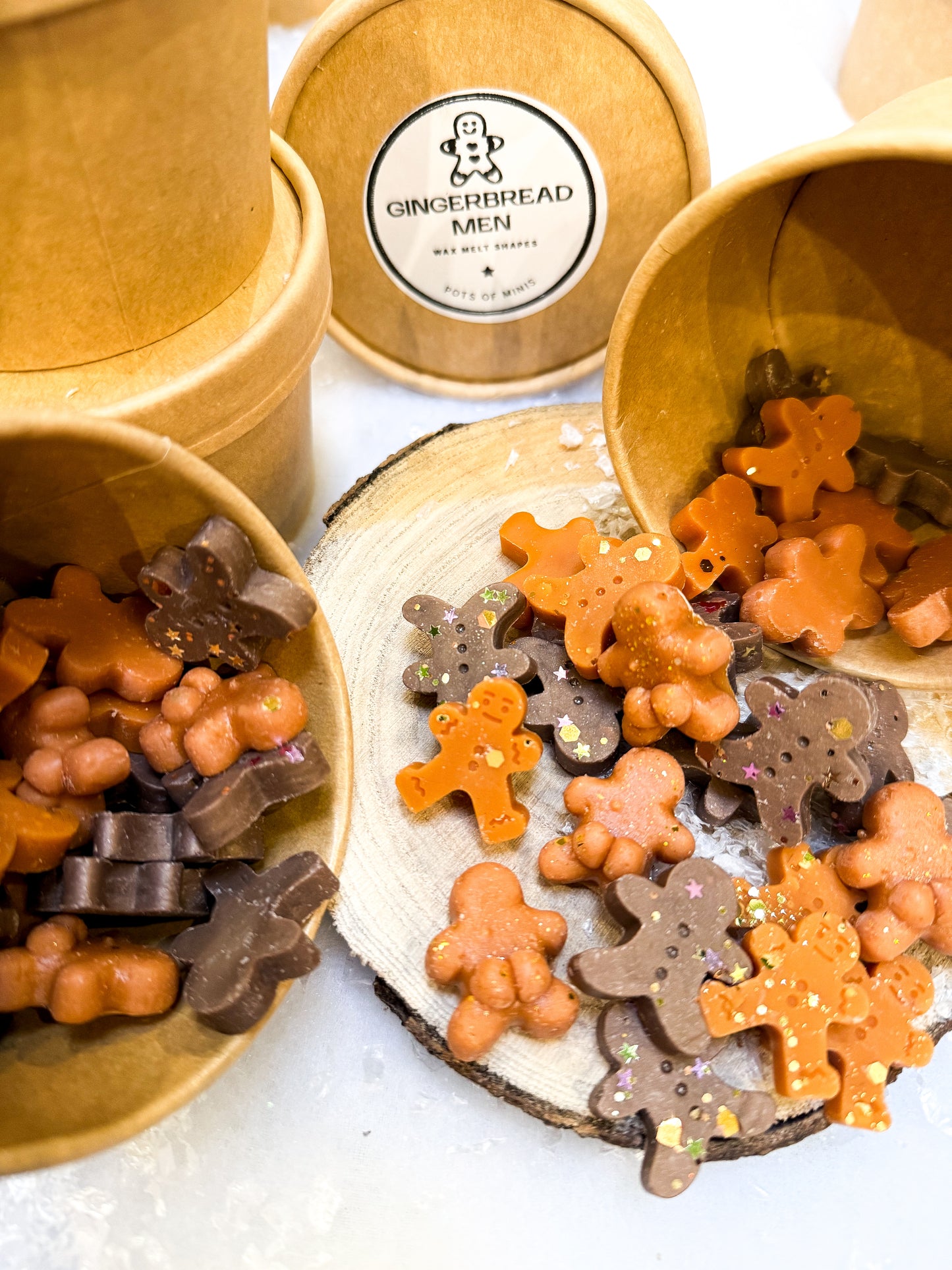 Gingerbread Men Pot of Mini's