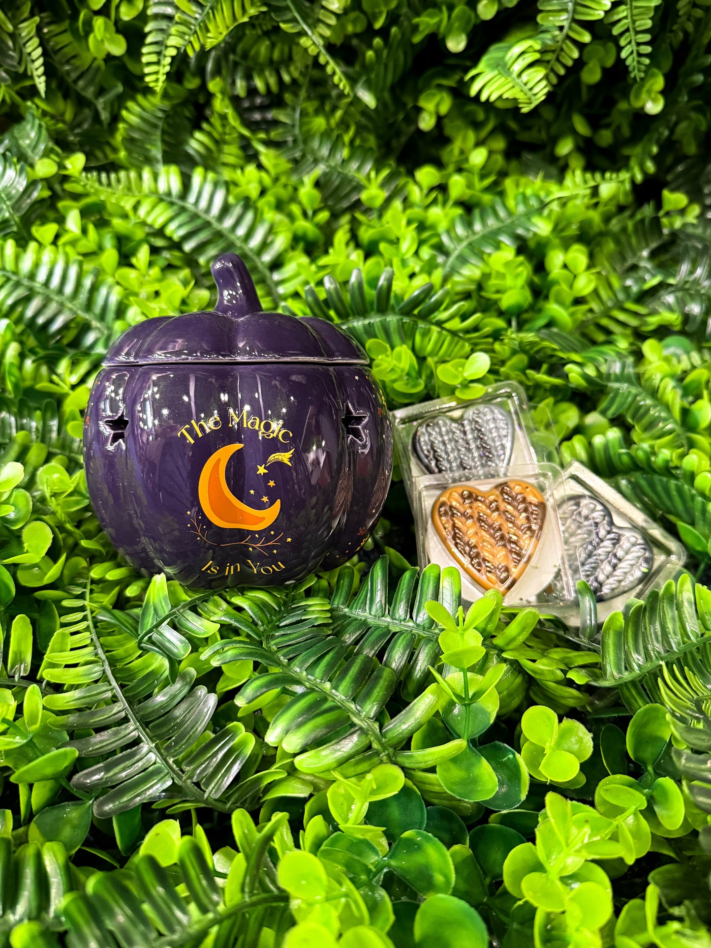 Purple Pumpkin Wax Melt Burner