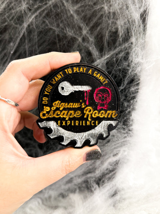 Jigsaw’s Escape Room Wax Melt Shape