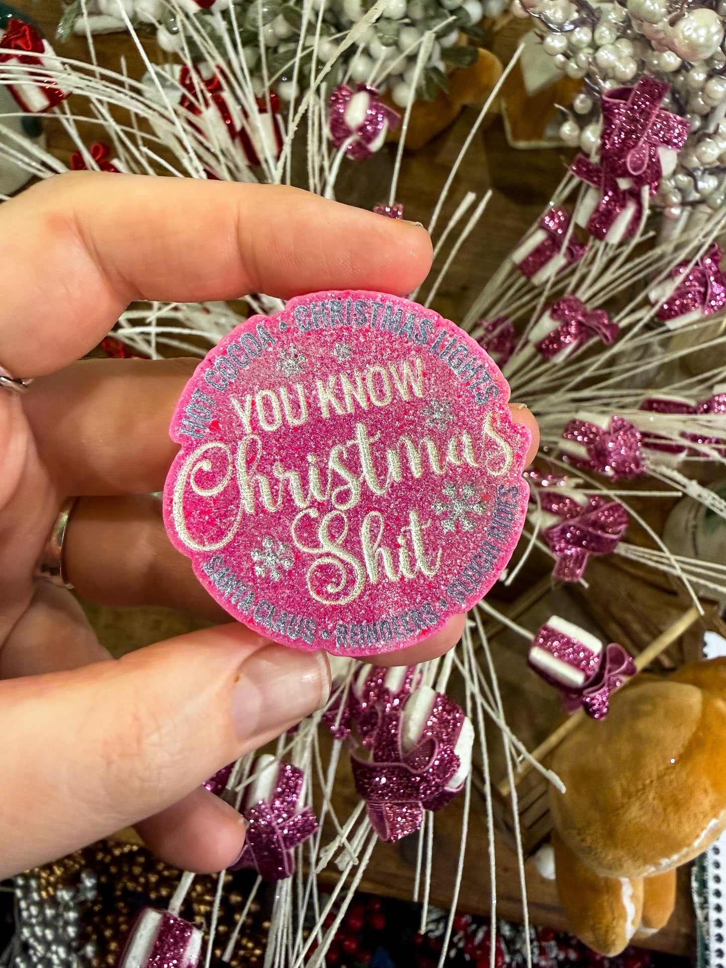 Christmas Sh*t Wax Melt Shape