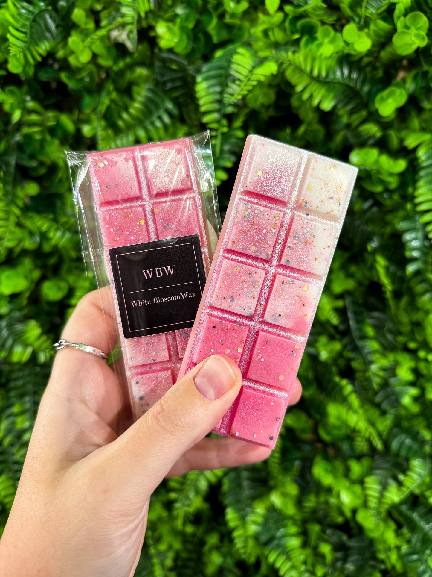 Len Pink Tulips & White Jasmine Wax Melt Bar