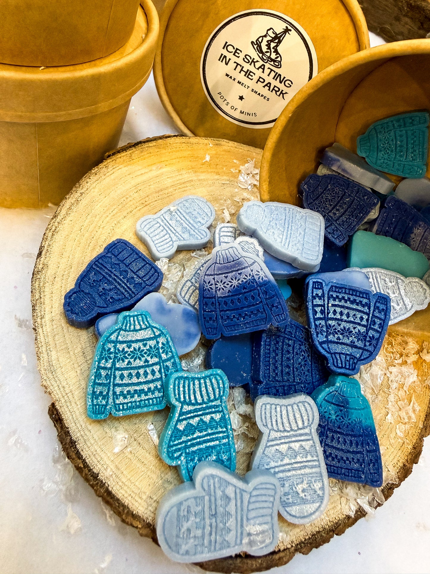 Ice Skating In The Park Pot of Mini's