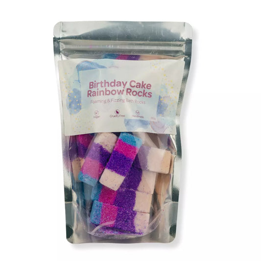 Birthday Cake Rainbow Rocks